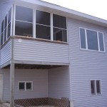 The back of the house, overlooking the wetlands, had plenty of room for the customers’ wishes.